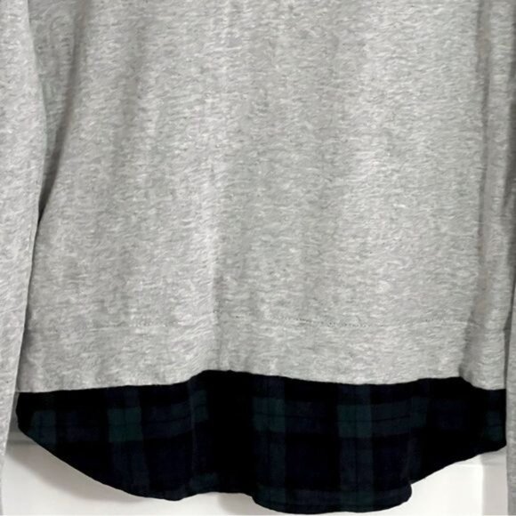 J Crew Factory Women’s Sweater Watch Plaid Collar and Shirttail Size Small - Picture 4 of 10